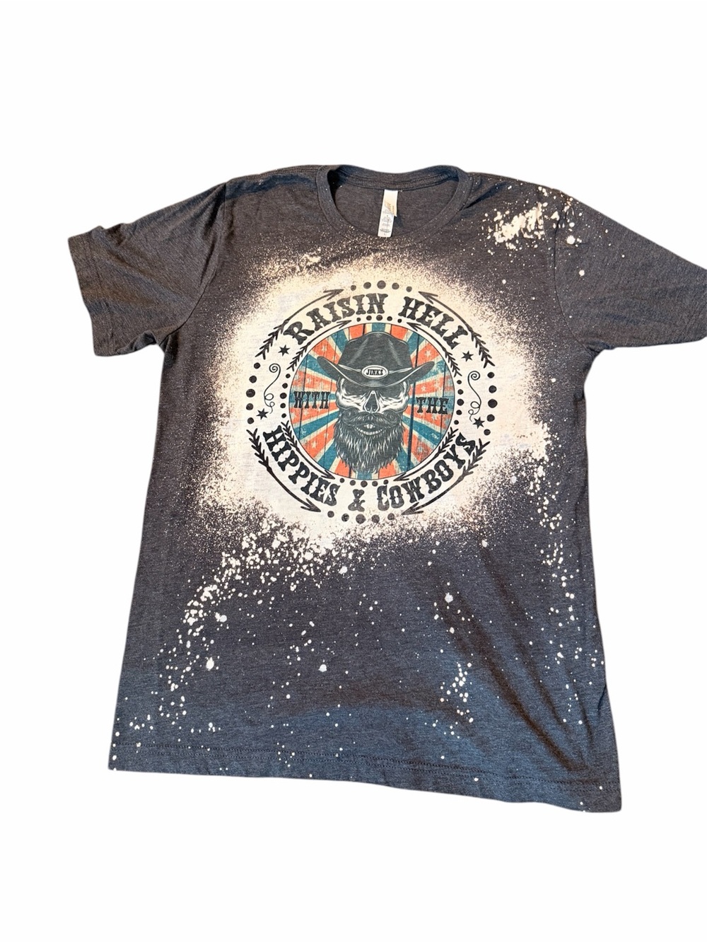 Raisin Hell Hippies & Cowboys Graphic Tee